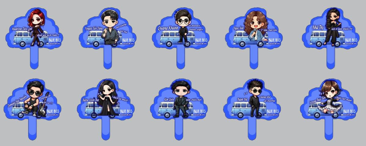 hashtag cong ty blue bus
