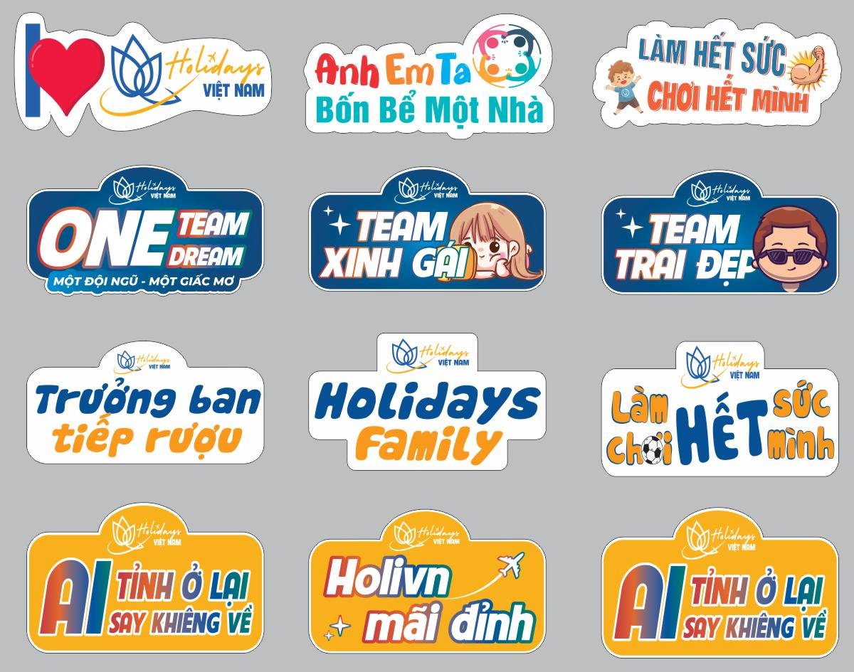 Bộ Hashtag Công Ty Holiday Việt Nam