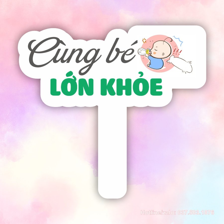 Hashtag cầm tay cùng bé lớn khỏe