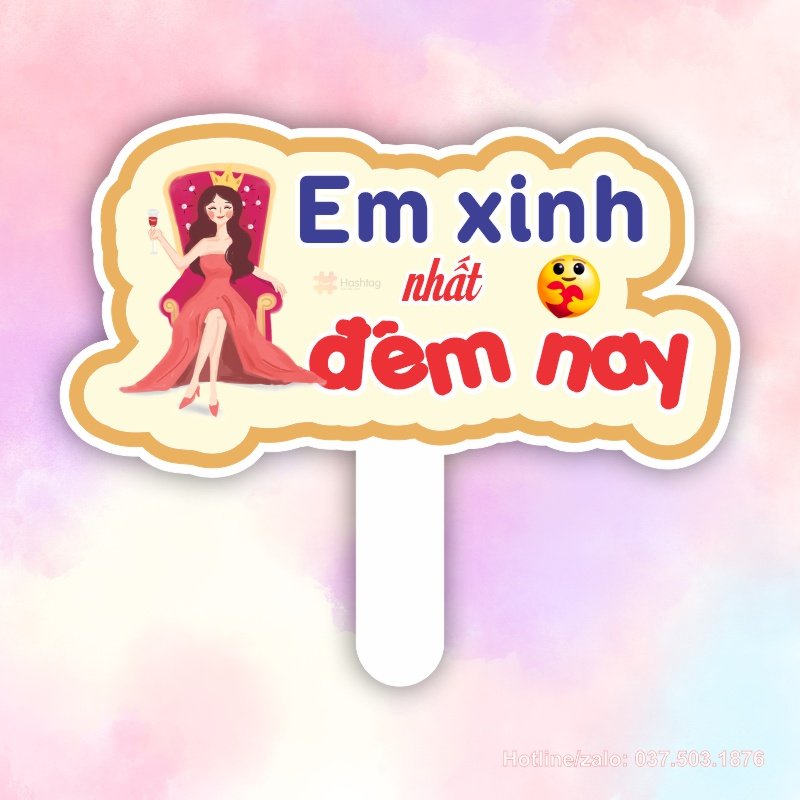 Hashtag em xinh nhất đêm nay