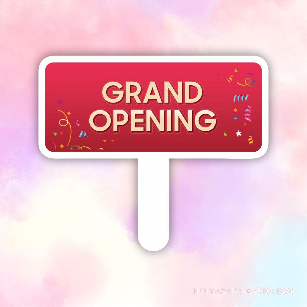 Hashtag grand opening