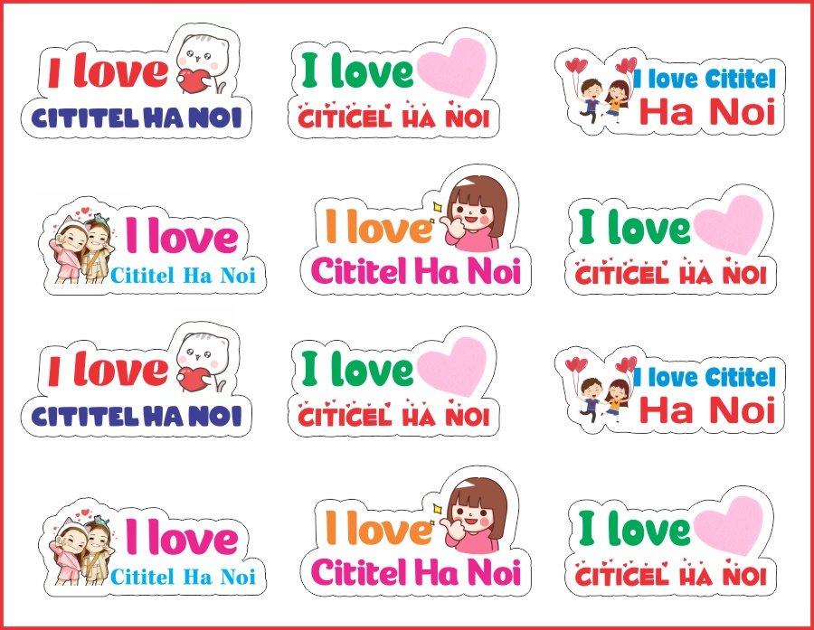 Hashtag cầm tay khách sạn Cititel Hà Nội