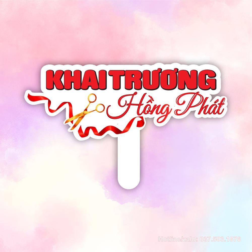 Hashtag khai trương hồng phát