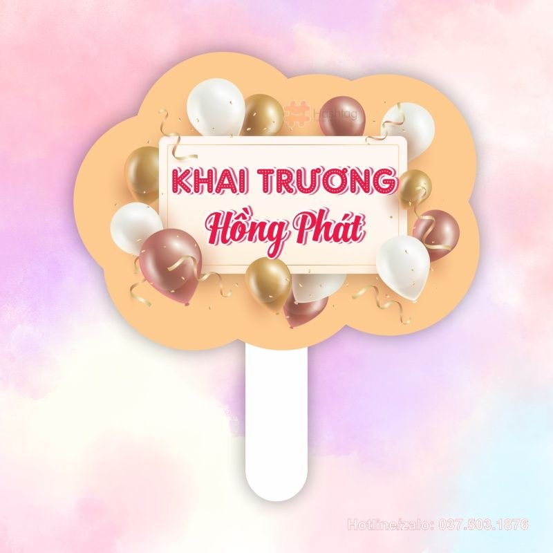 Hashtag khai trương hồng phát