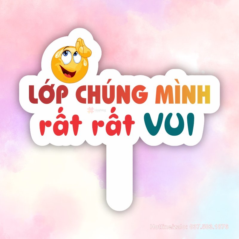 Hashtag lớp chúng mình rất rất vui