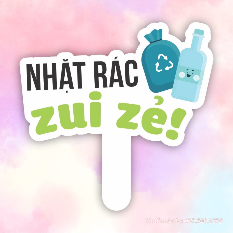 Hashtag nhặt rác vui vẻ