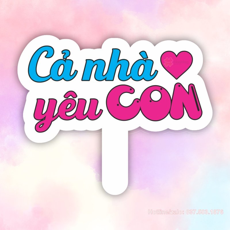 Hashtag sinh nhật cả nhà yêu con