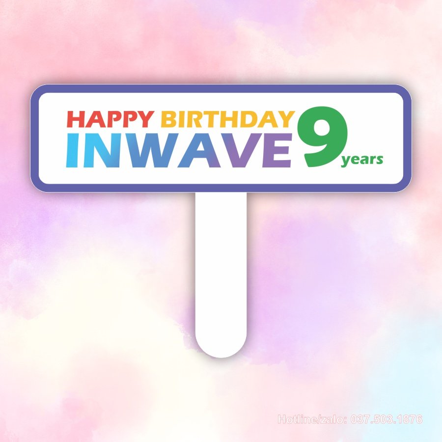 hashtag sinh nhat inwave 9 nam - hashtagcamtay.com