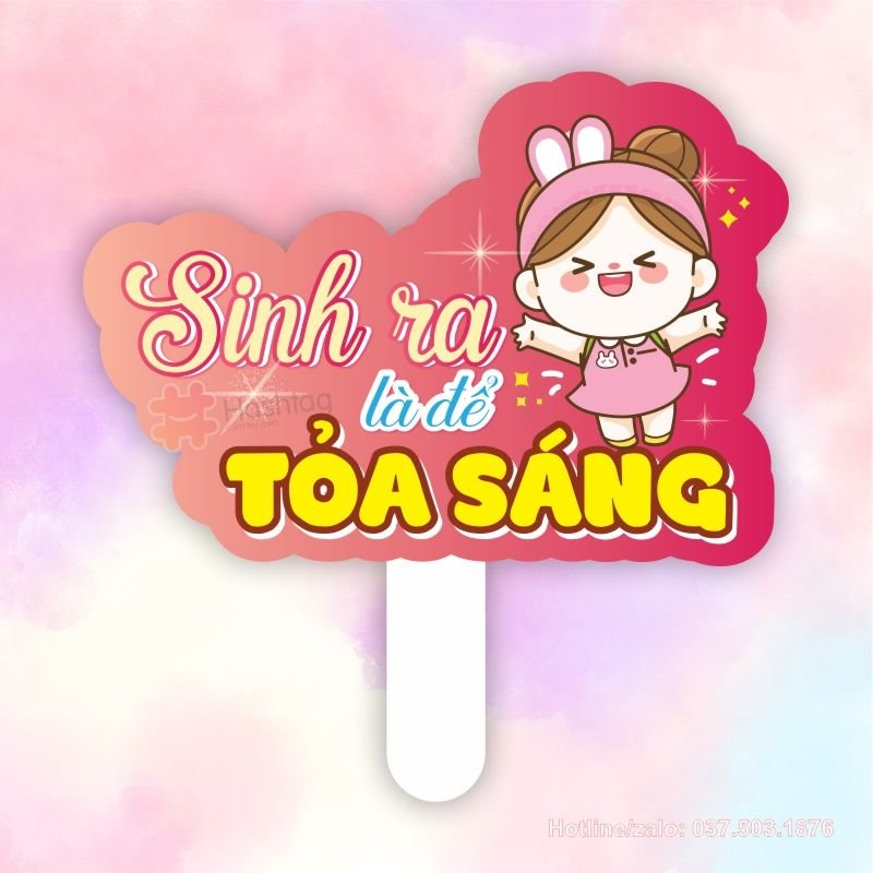 Hashtag sinh nhật Sinh ra là để tỏa sáng