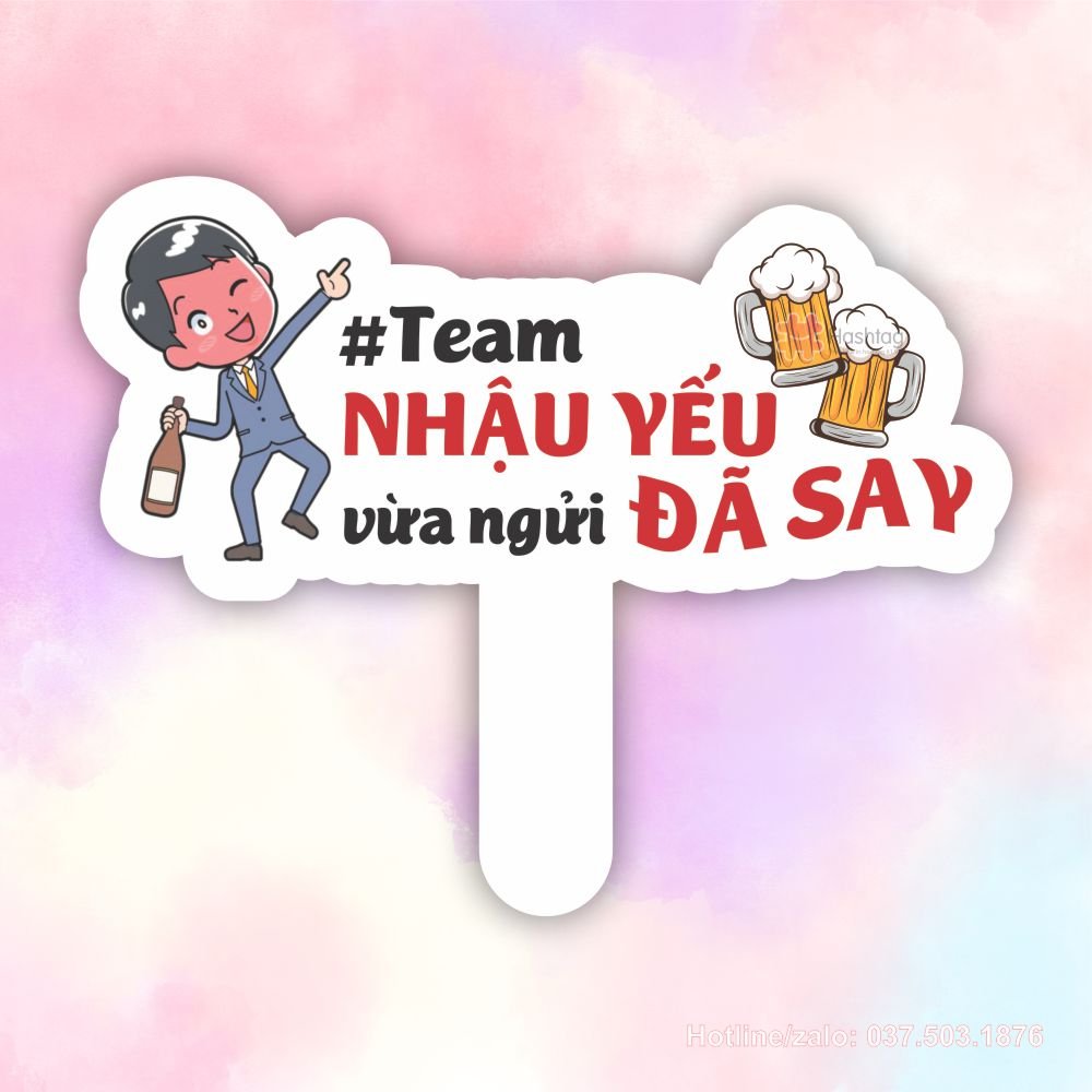 Hashtag team nhậu yếu vừa ngửi đã say