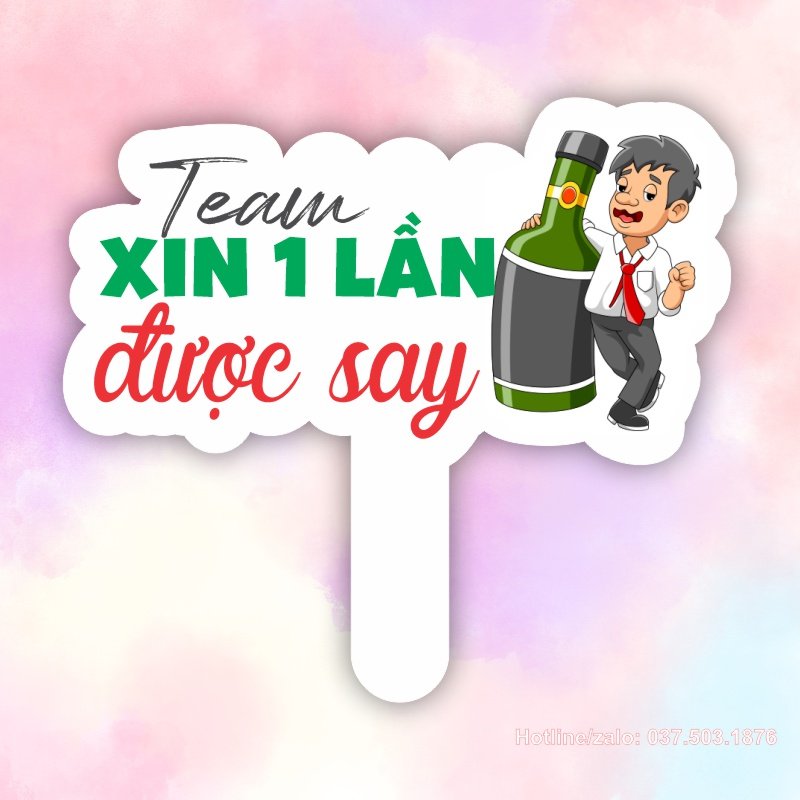 Hashtag team xin 1 lần được say
