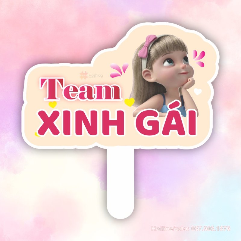 Hashtag team xinh gái