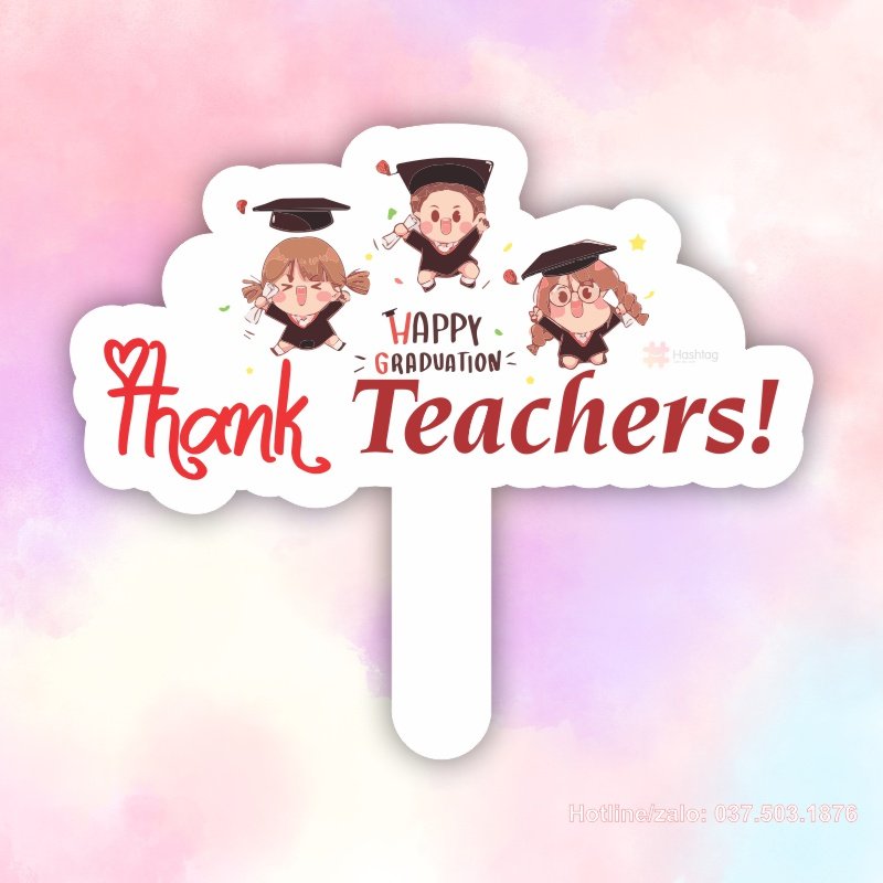 Hashtag thank teacher