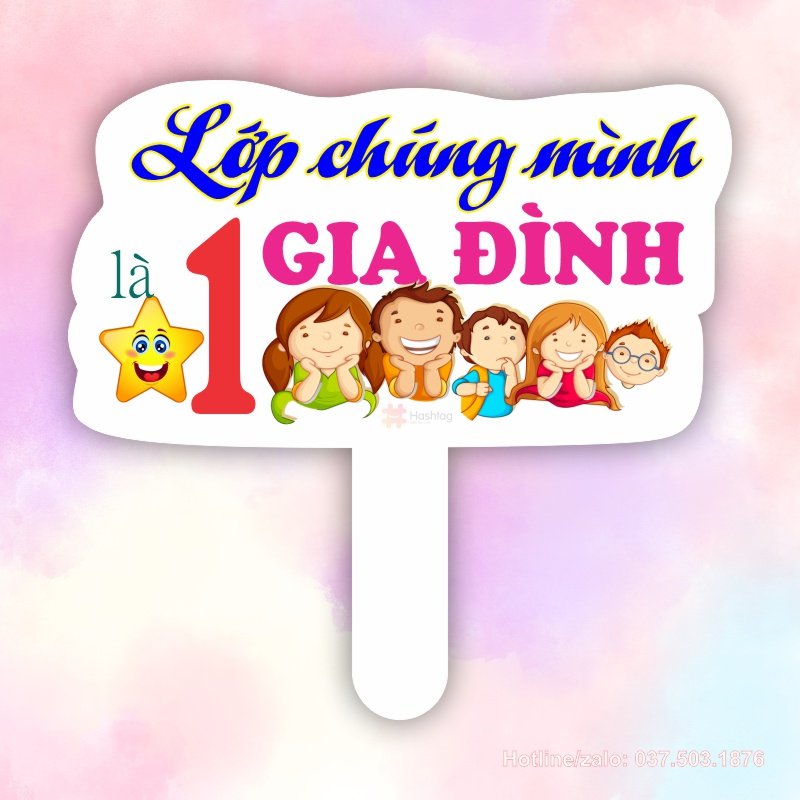 Hashtag trường học lớp chúng mình là một gia đình