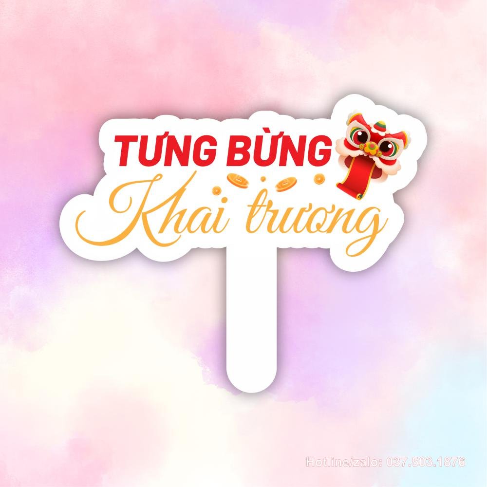 Hashtag tưng bừng khai trương