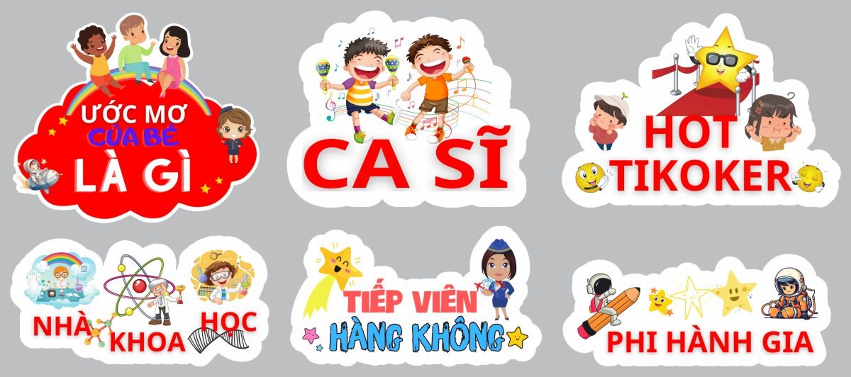 Hashtag ước mơ của bé