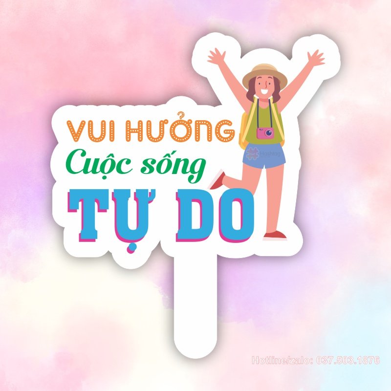 Hashtag vui hưởng cuộc sống tự do