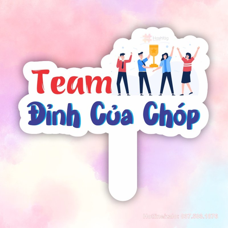 Hashtag cầm tay team đỉnh của chóp