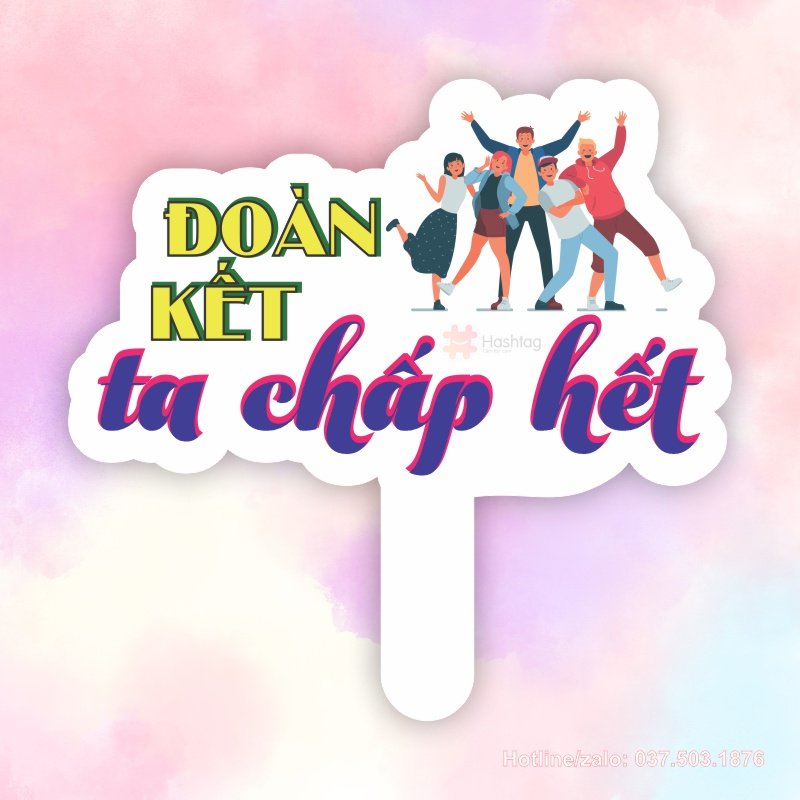 Hashtag cầm tay đoàn kết ta chấp hết