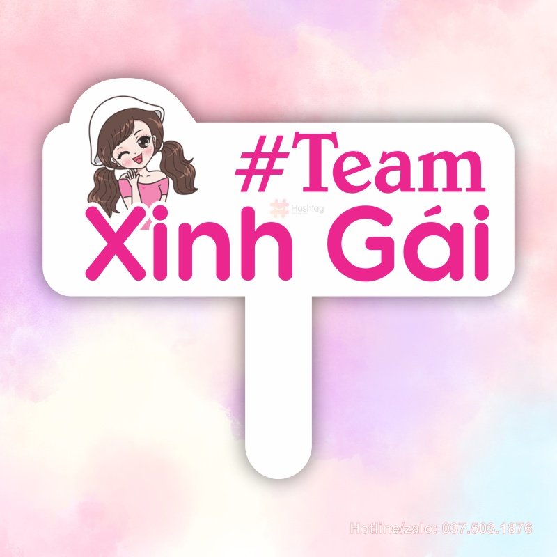 Hashtag cầm tay team xinh gái