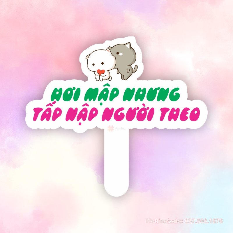 Hashtag cầm tay hơi mập nhưng tập nập người theo