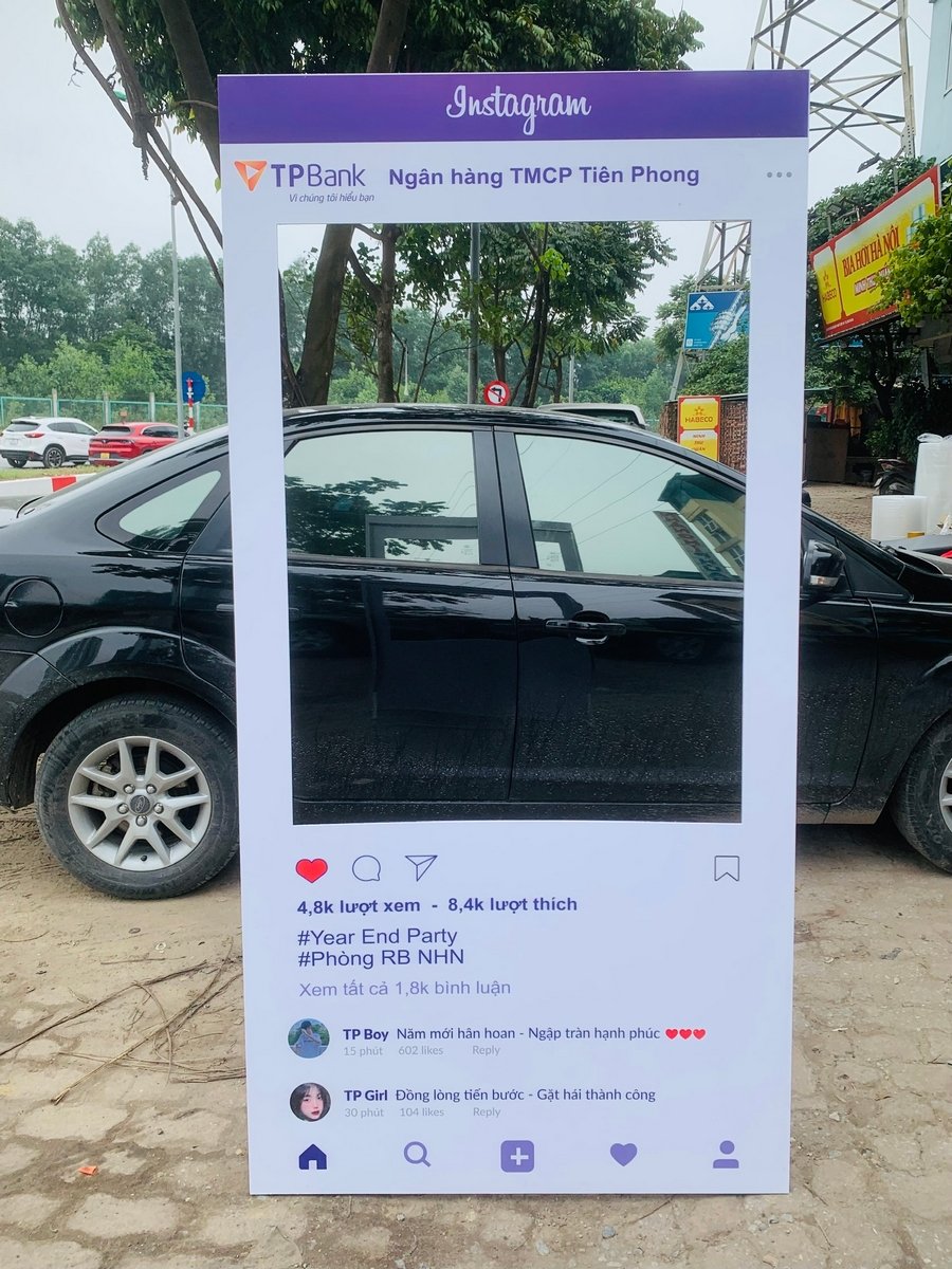 Khung check in Ngân hàng TPBank