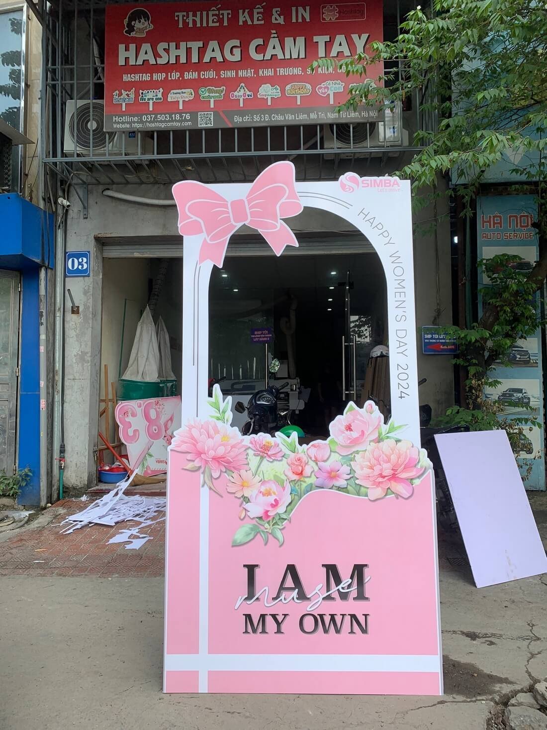 Khung check in ngày 20-10, khung chụp hình ngày Phụ nữ Việt Nam 20/10