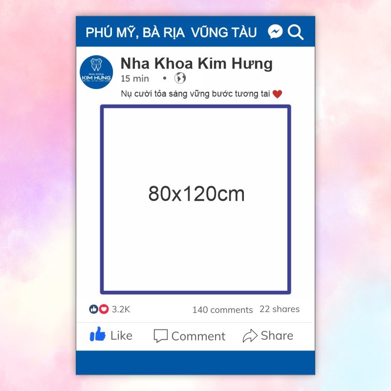 Khung check in nha khoa