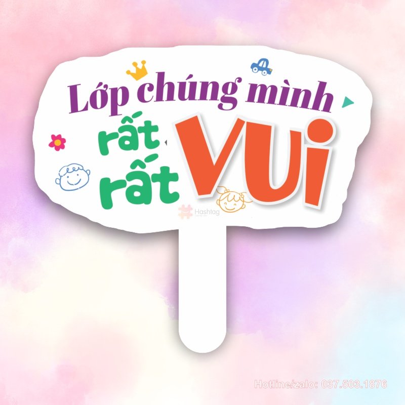 Hashtag lớp chúng mình rất rất vui