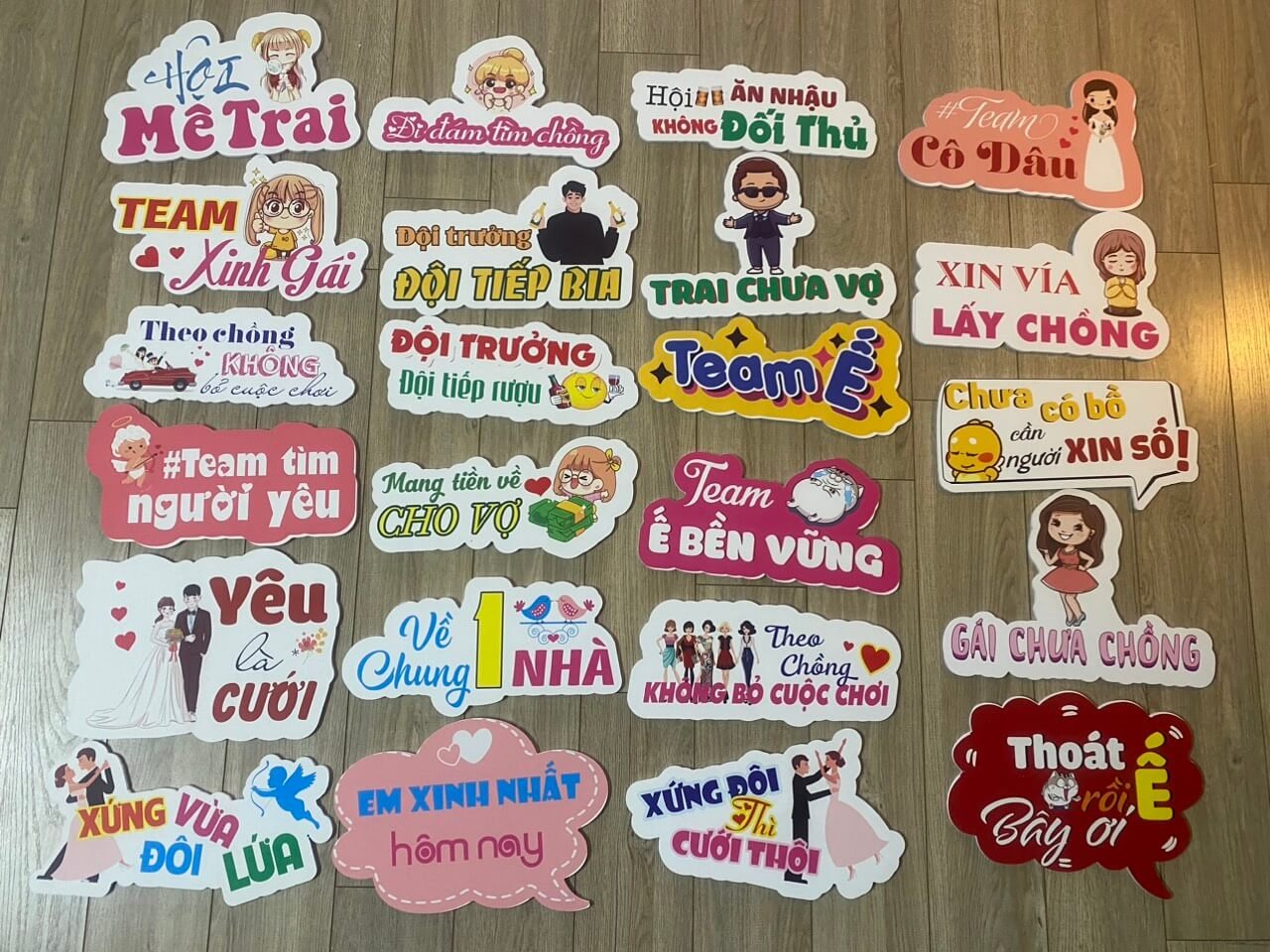 Mẫu Hashtag đám Cưới