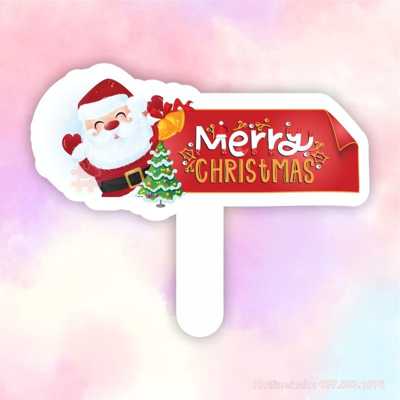 Hashtag cầm tay merry christmas