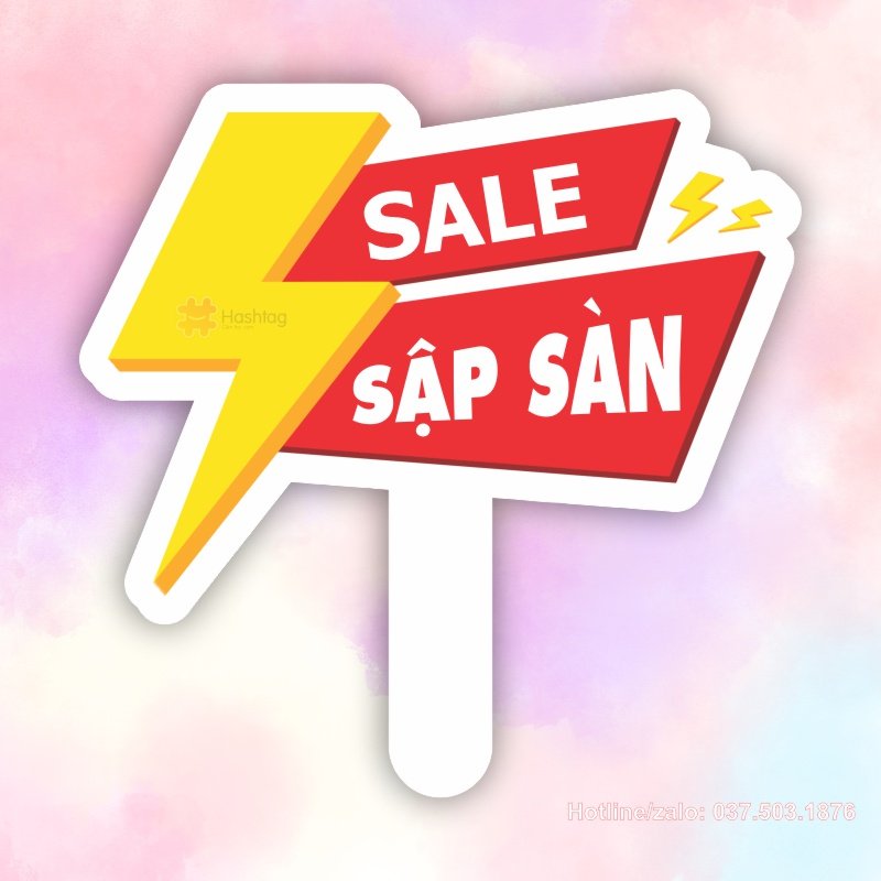 Hashtag sale sập sàn