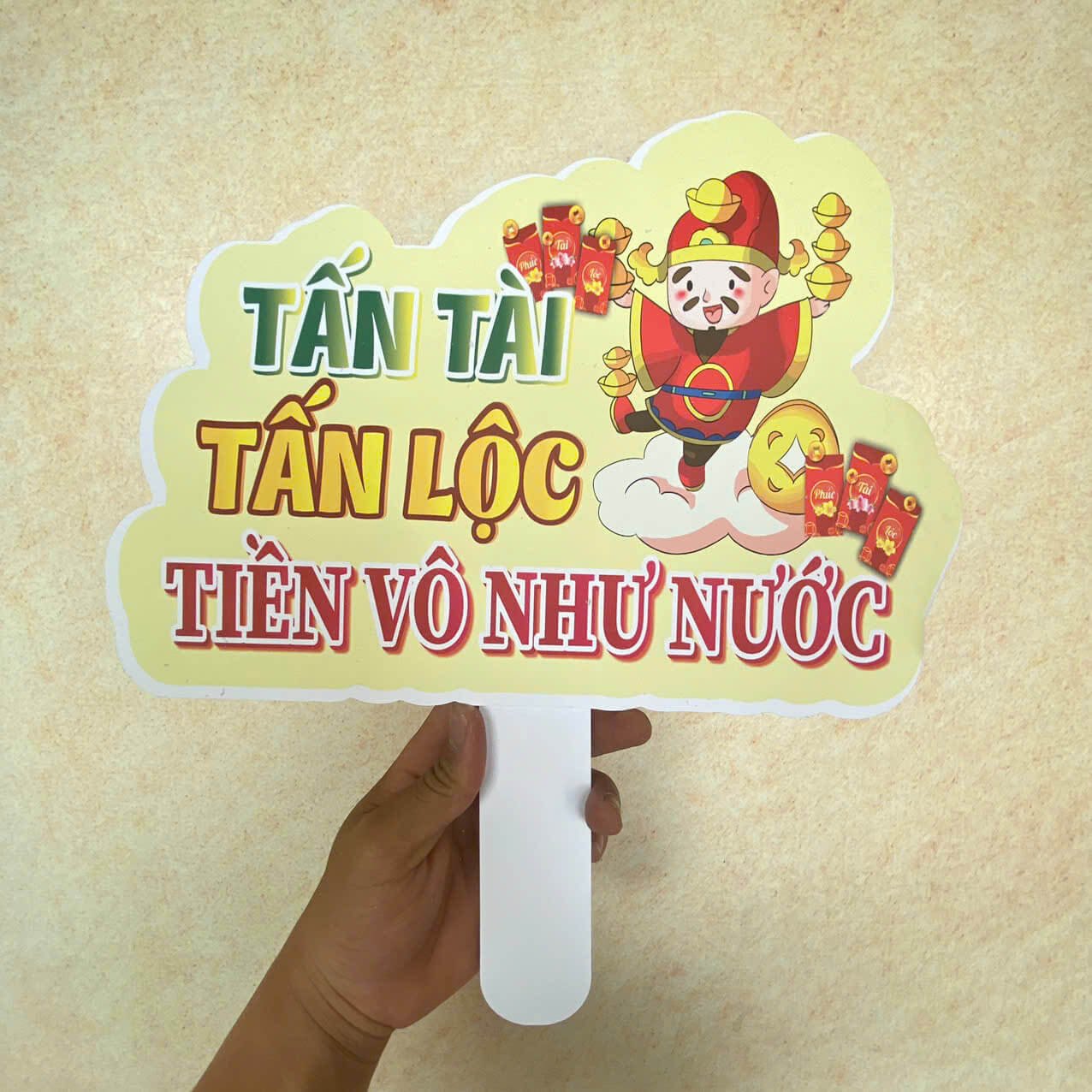 Hashtag tấn tài tấn lộc tiền vô như nước