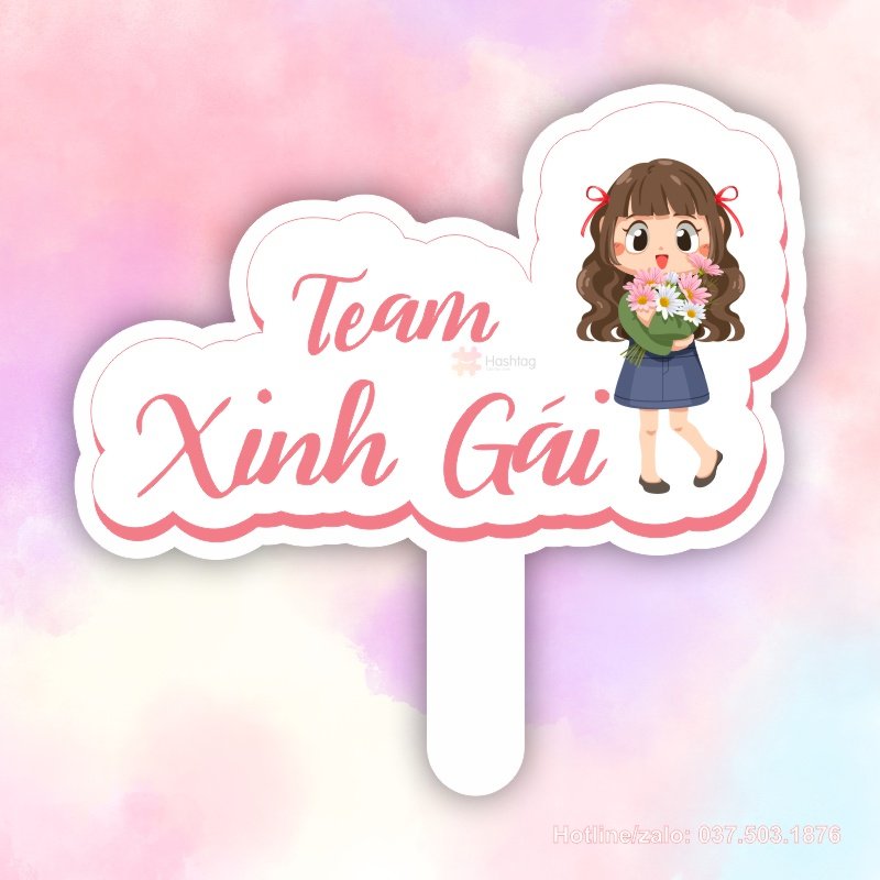 Hashtag team xinh gái