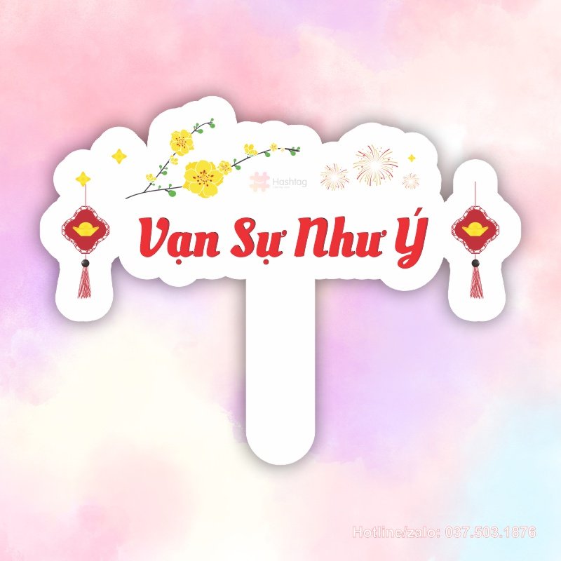 Hashtag cầm tay vạn sự như ý