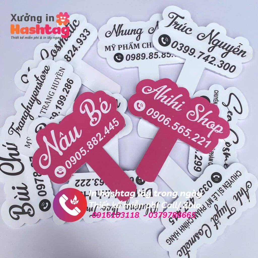 Hashtag kích thước mini