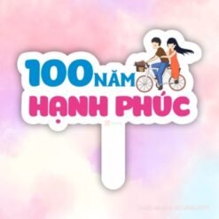 Hashtag cầm tay 100 năm hạnh phúc
