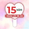 Hashtag cầm tay 15 năm ngàn lời tri ân