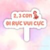 Hashtag 2 3 con mực đi rực vui cực