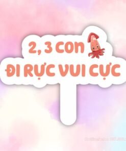 Hashtag 2 3 con mực đi rực vui cực