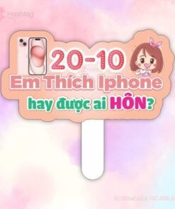 Hashtag cầm tay: 20/10 em thích iPhone hay được ai hôn ?