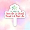 Hashtag công tay PK VEGAN