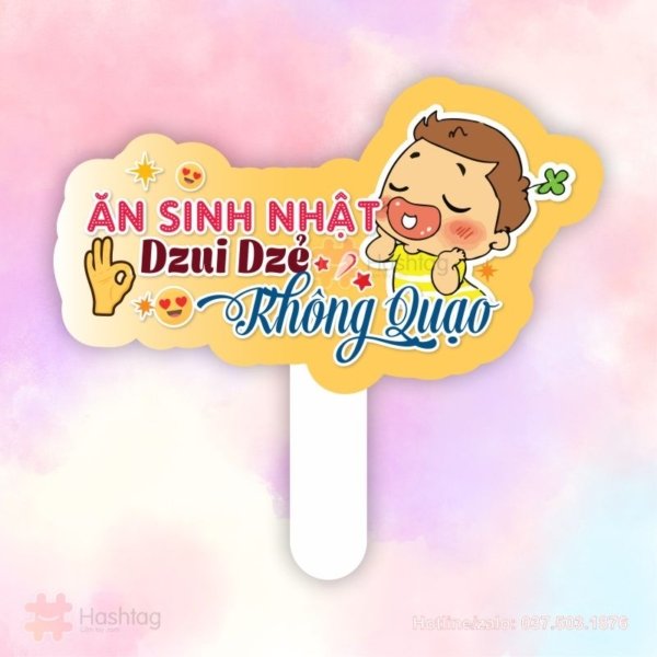 Hashtag sinh nhật: Ăn sinh nhật Dzui Dzẻ không quạo