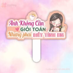 Hashtag cầm tay: Anh không cần giỏi toán nhưng phải biết tính em