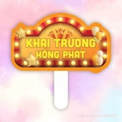 Bảng chụp hình khai trương hồng phát