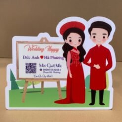Bảng QR code đám cưới đẹp