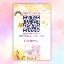 Bảng QR code để bàn đám cưới
