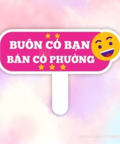 Hashtag cầm tay Buôn có bạn - Bán có phường