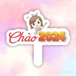 Hashtag cầm tay chào 2024