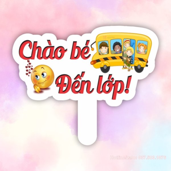 Hashtag chào bé đến lớp